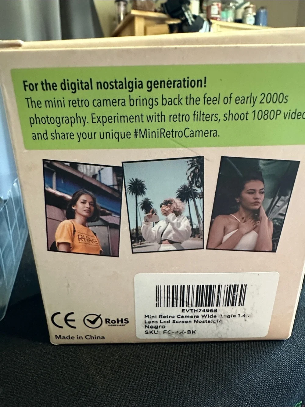 Mini Retro Little Digital Camera - Black ⭐️ spy gear! Really works!